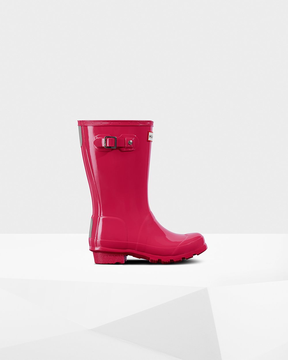 Kids Hunter Original Big Gloss | Rain Boots Pink | NZ-63802-NPXA